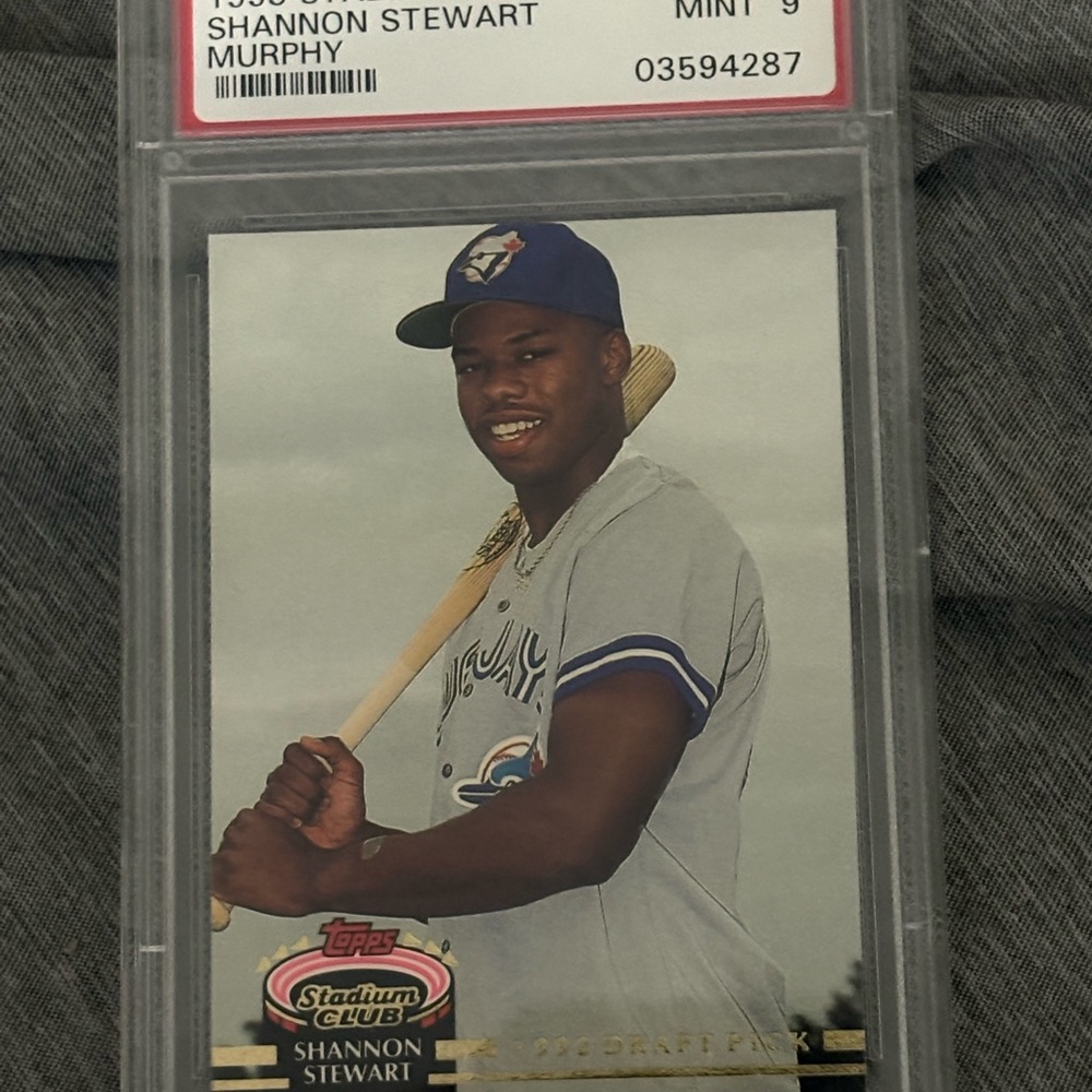 Topps Stadium Club Baseball Trading Card - Shannon Stewart 1993